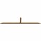 Ekena Millwork Portland Timber Gable Bracket, Western Red Cedar, 108"W x 22"H x 1 1/2"D x 3 1/2"F, 5/12 Pitch GBW108X22X0204POR00SWR - alternate 4